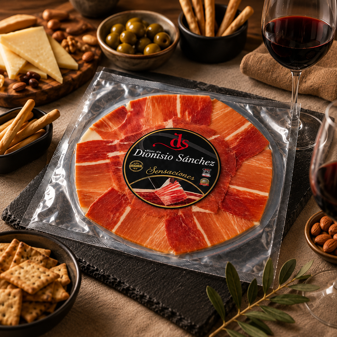 Jamón Serrano Sensaciones Plato 90 grs. - Imagen 2