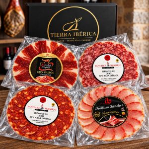 PACK 5: JAMÓN KACHANEGRA, SALCHICHÓN IBÉRICO, CHORIZO IBÉRICO, LOMO SENSACIONES.